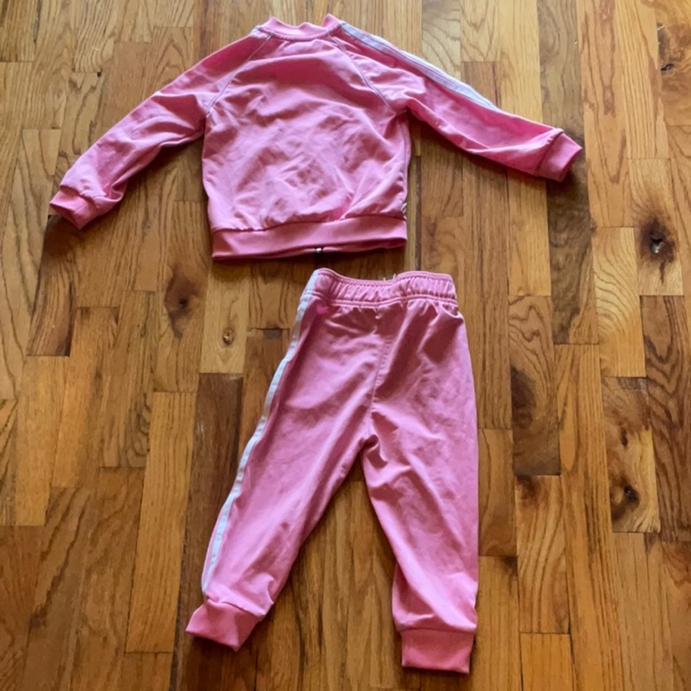 Adidas Kids Pink Matching Set - Picture 5 of 6